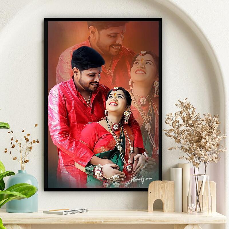 Personalized oil painting Photo Frames For Walls Decoration for Birthday, Anniversary and all occassions (Copy) (Copy)