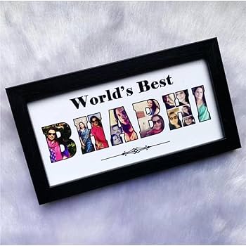 customised name photo frame