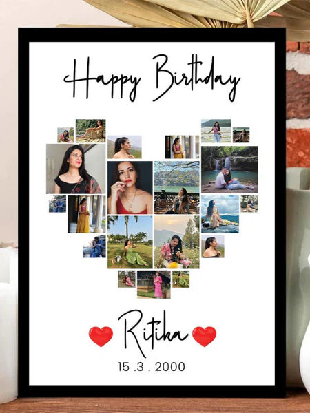 Birthday photo frame