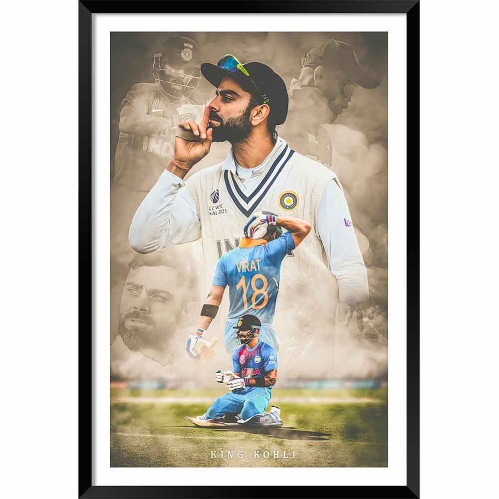 cricketer customized photo frame