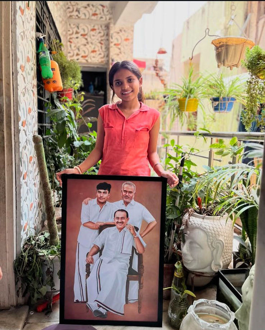 family photo frame marge art 12x18 inches