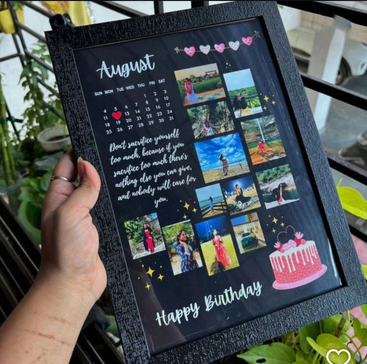 Personalized photo collage Frames For Walls Decoration for Birthday, Anniversary and all occassions (Copy) (Copy) (Copy) (Copy)