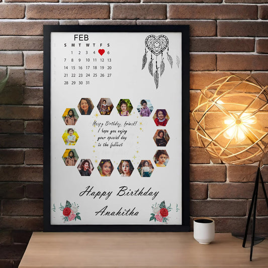 Birthday photo frame