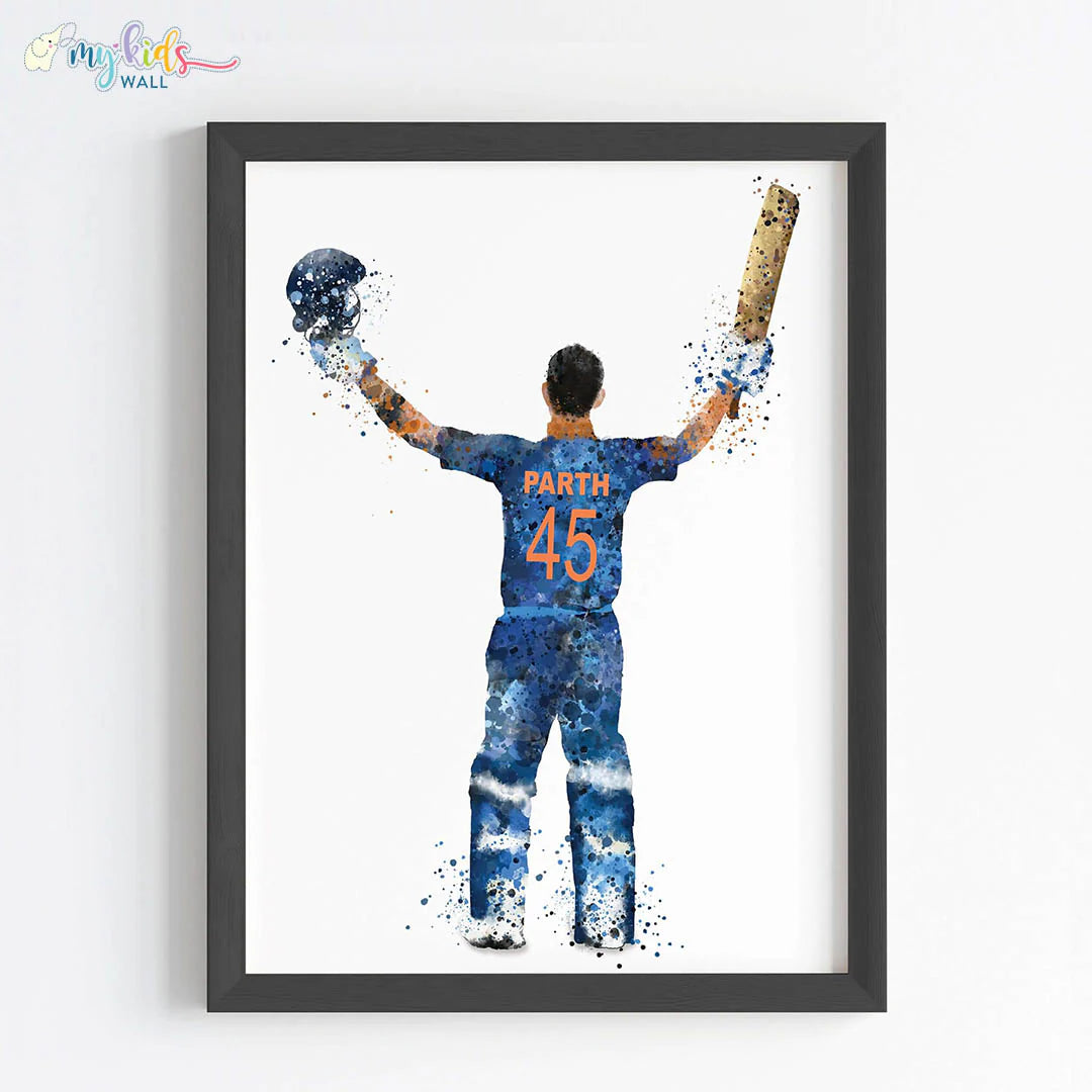 cricketer customized photo frame