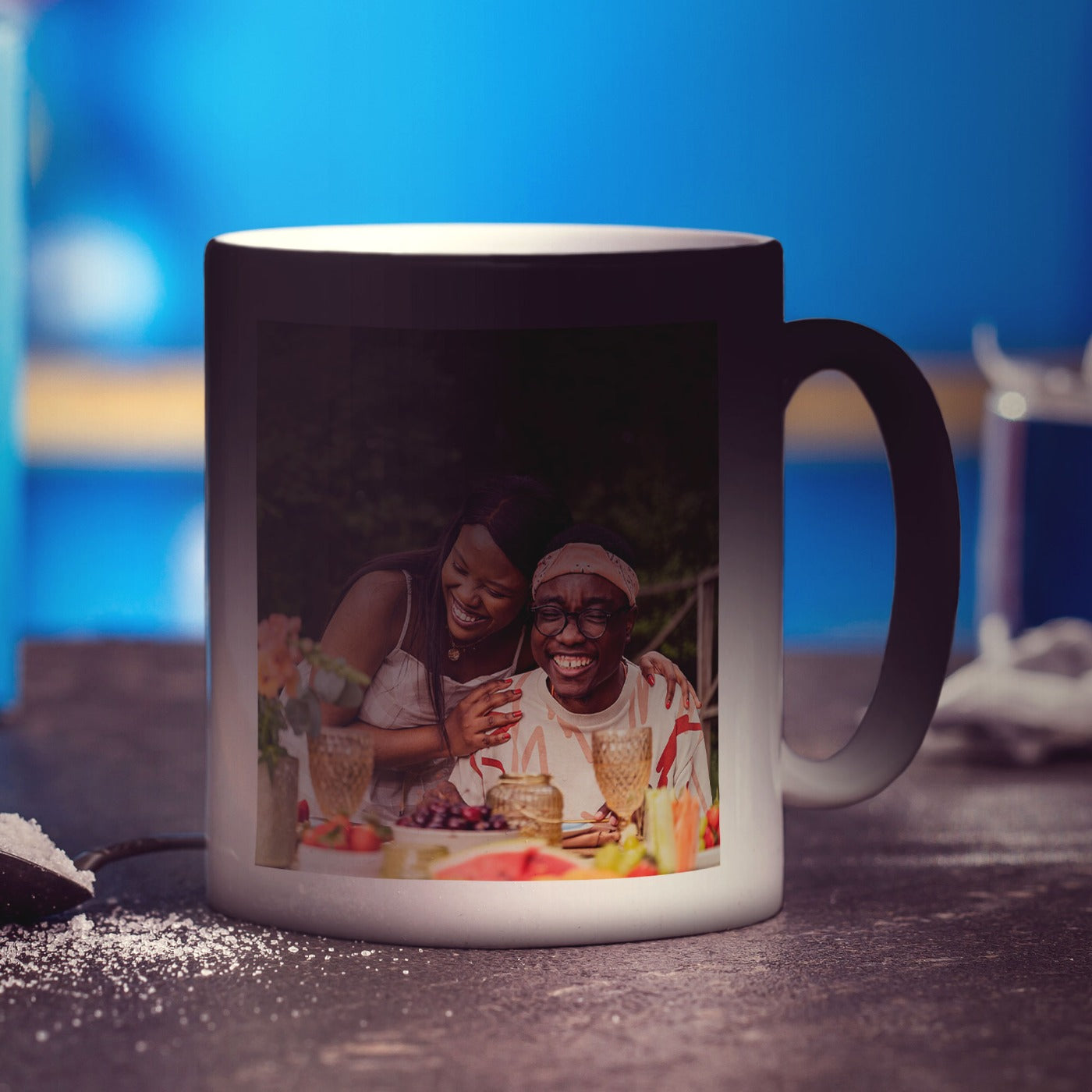magic personalised photo mug