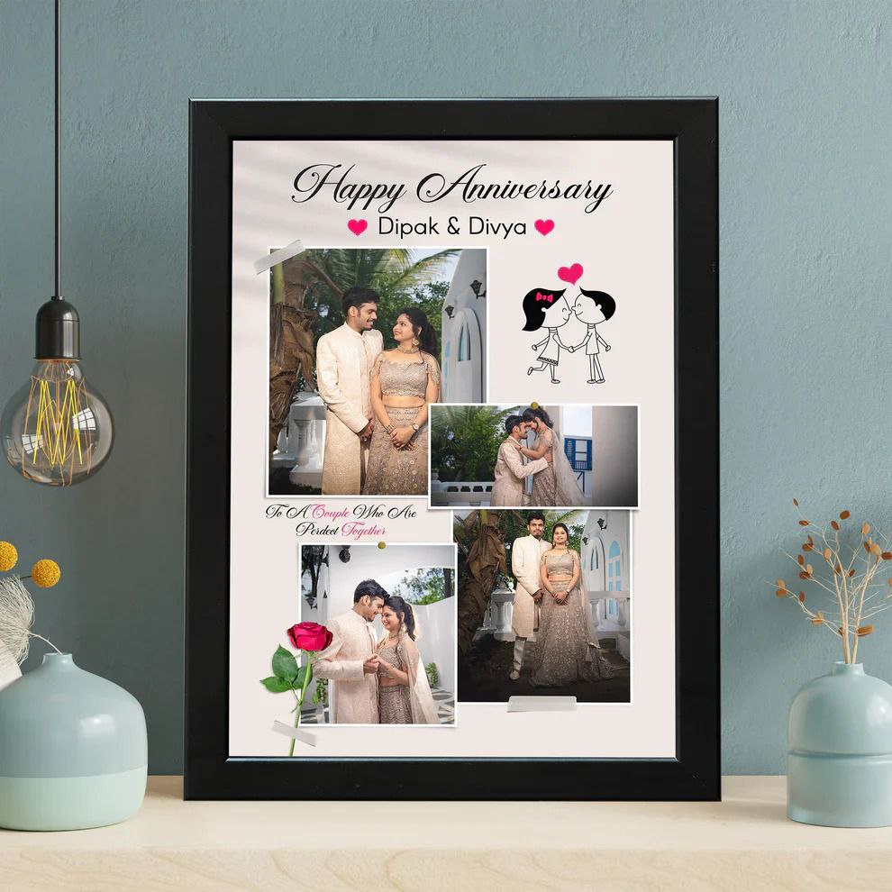 Personalized Collage Photo Frames For Walls Decoration for Birthday, Anniversary and all occassions