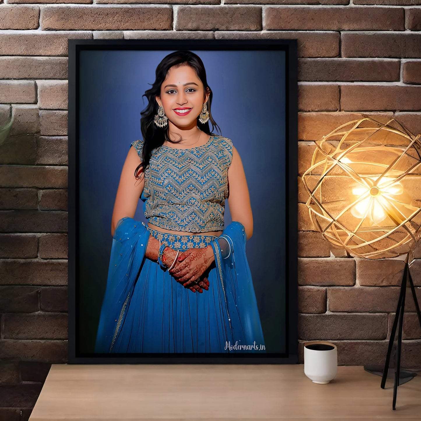 Personalized oil painting Photo Frames For Walls Decoration for Birthday, Anniversary and all occassions (Copy) (Copy)