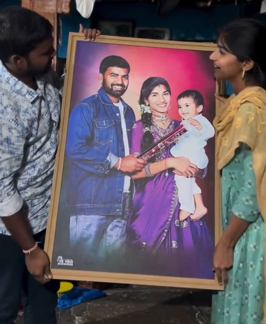 OIL PAINTING BIG SIZE PHOTO FRAME 30X20 INCHES