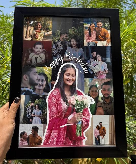 Personalized photo collage Frames For Walls Decoration for Birthday, Anniversary and all occassions (Copy) (Copy) (Copy)