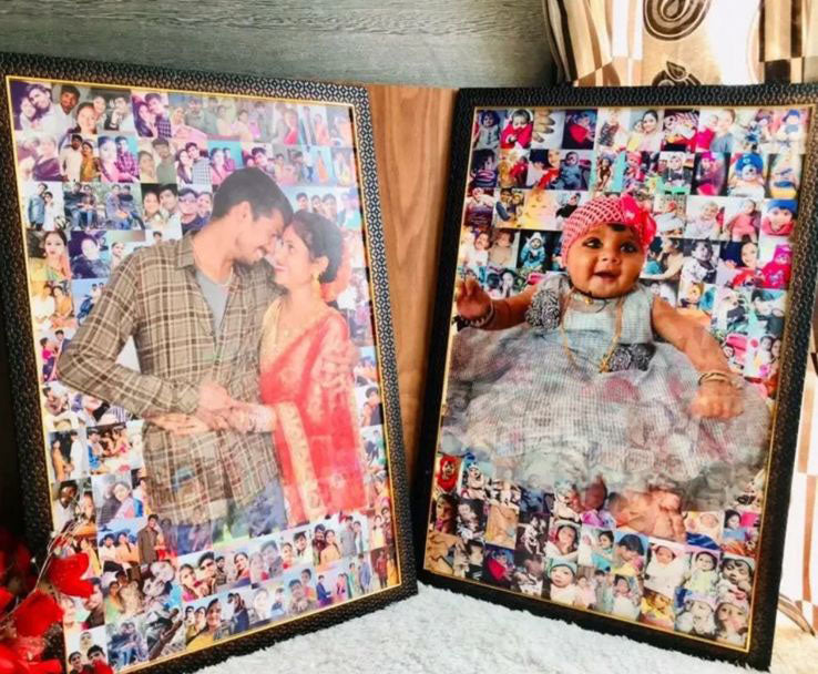 Personalized  mossic  Photo Frames For Walls Decoration for Birthday, Anniversary and all occassions (Copy) (Copy) (Copy) (Copy) (Copy) (Copy)
