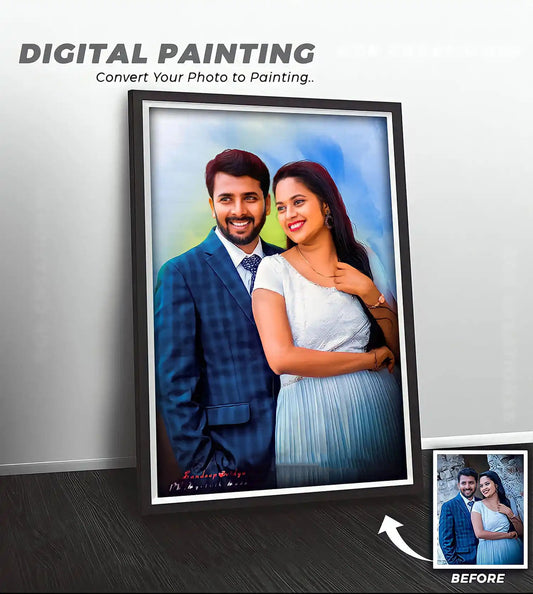 Personalized oil painting Photo Frames For Walls Decoration for Birthday, Anniversary and all occassions (Copy) (Copy) (Copy)
