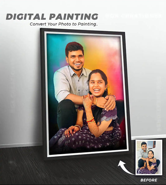 Personalized oil painting Photo Frames For Walls Decoration for Birthday, Anniversary and all occassions (Copy) (Copy) (Copy)