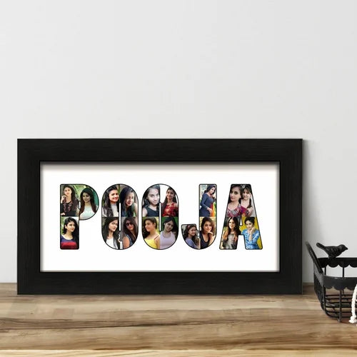 customised name photo frame